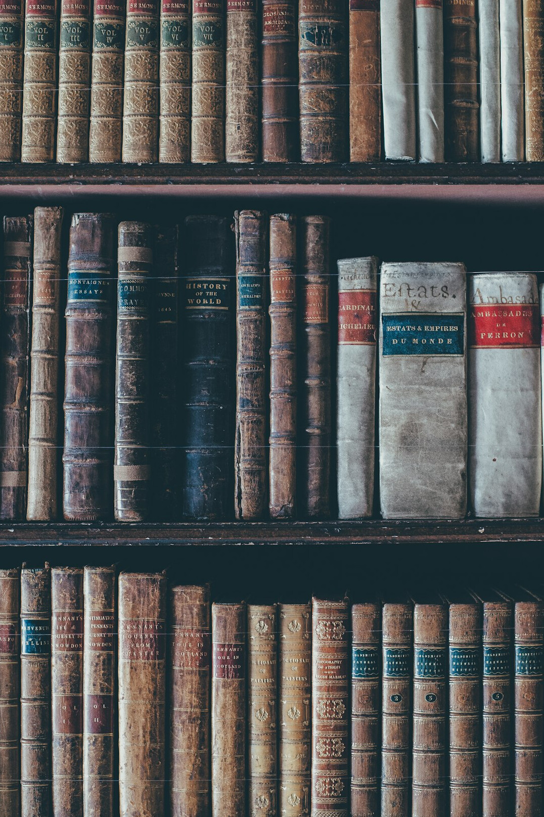dusty old books