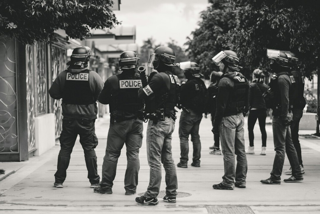 police questioning suspects