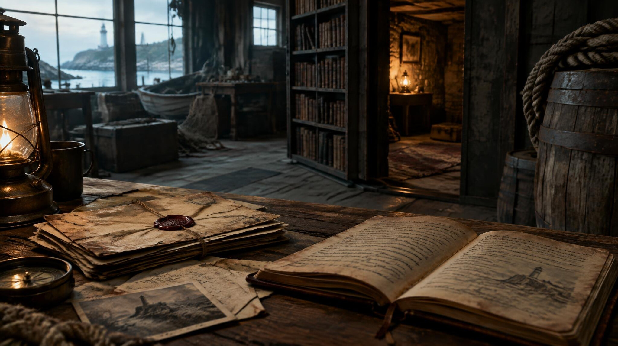 old letters on desk